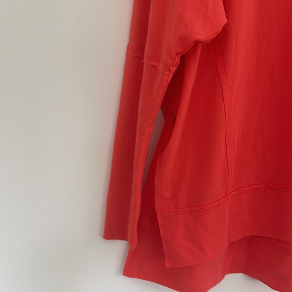 Free People Movement Soul Circle Hooded Long Sleeve Atomic Orange Small NWOT - Picture 8 of 13